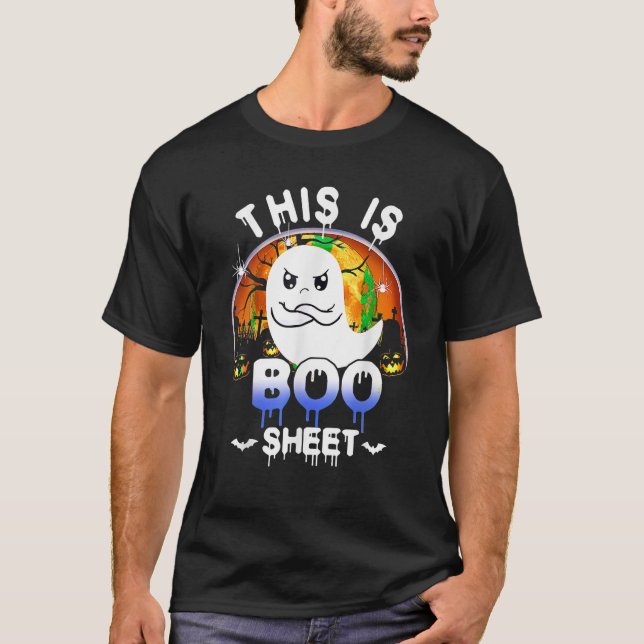 Camiseta Esta es una hoja de boom Ghost Halloween Niños chi (Anverso)