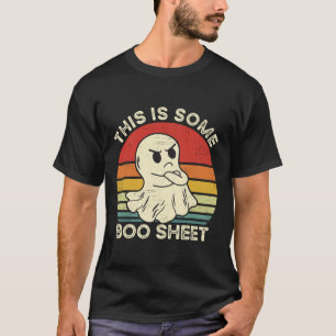 Camiseta Esta Es Una Hoja De Bote Fun Ghost Retro Halloween