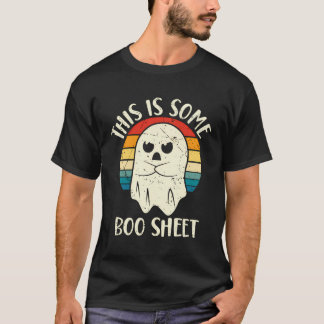 Camiseta Esta Es Una Hoja De Bote Halloween Fantasma Hombre