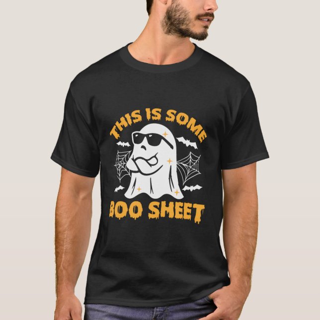 Camiseta Esta Es Una Hoja De Bote Retro Halloween Costu (Anverso)