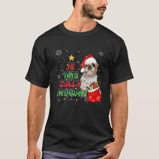 Camiseta Esta feliz Navidad de Shih Tzu Perro Feliz Navidad