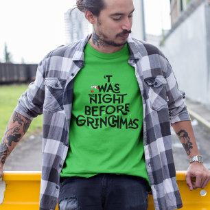 Camiseta "Esta fue la noche antes de la Navidad