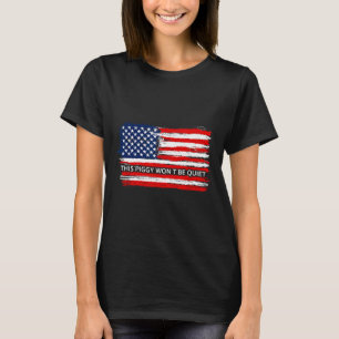 Camiseta Esta Ggy No Será Silenciosa Bandera Divertida