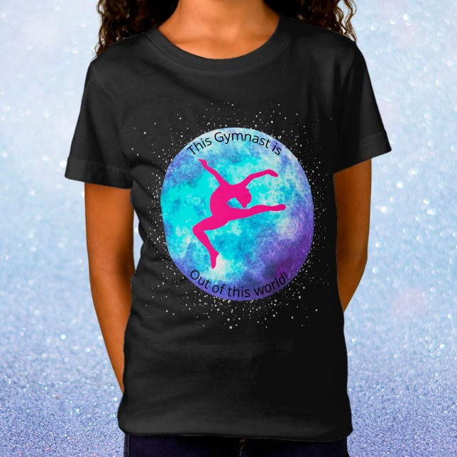 Camiseta ¡Esta gimnasta está fuera de este mundo! (Subido por el creador)
