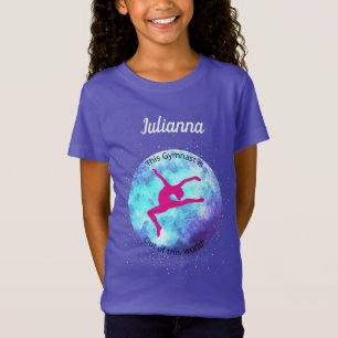Camiseta ¡Esta gimnasta está fuera de este mundo!