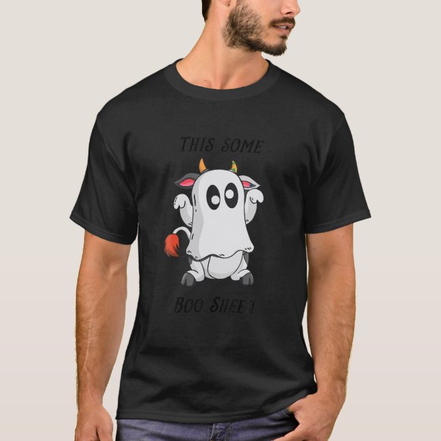 Camiseta Esta hoja de boco espantaba a la vaca lechera fant (Anverso)