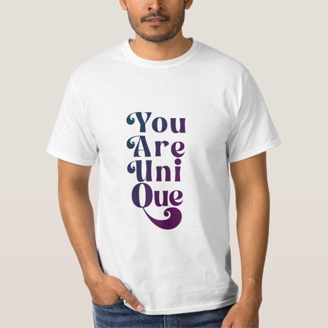 Camiseta Está Inspirador de texto único (Anverso)