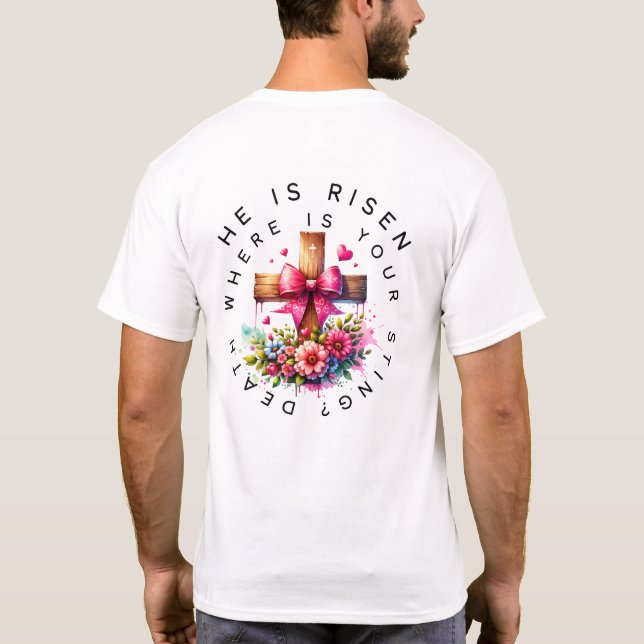 Camiseta Está levantando la muerte (Reverso)