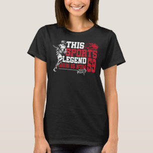 Camiseta Esta leyenda deportiva es ahora 59 Lacrosse Game 5