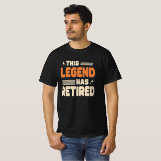 Camiseta Esta leyenda ha retirado gracioso texto clásico