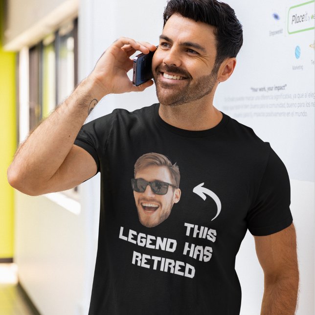 Camiseta Esta leyenda se ha retirado de la jubilación (This Legend Has Retired Face Funny Retirement T-Shirt
)