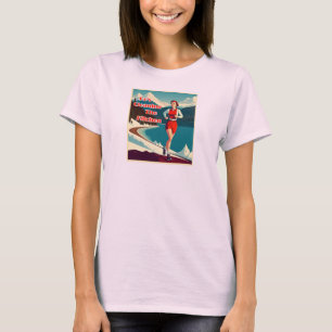 Camiseta Está Limpiando La Cocina Corredora Sassy