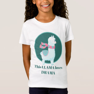 Camiseta Esta llama ama a los chicas Drama agregar mensaje
