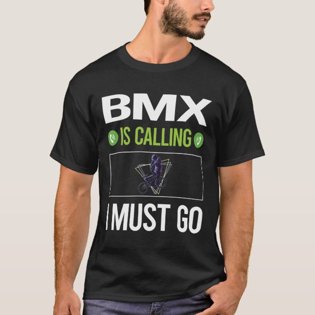Camiseta Está llamando BMX (Anverso)