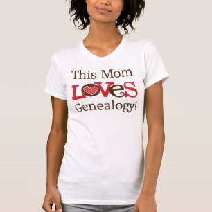 Camiseta Esta mamá ama la genealogía