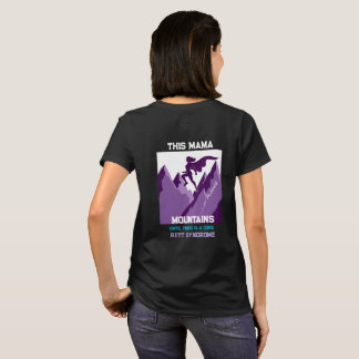 Camiseta Esta Mamá Mueve Montañas Síndrome de Rett