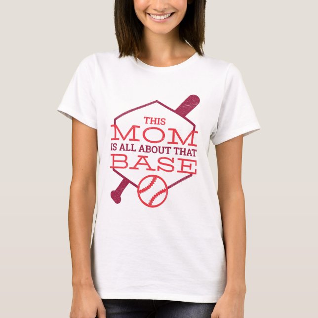 Camiseta Esta MAMÁ Se Trata De La Madre Básica Baluarte. (Anverso)