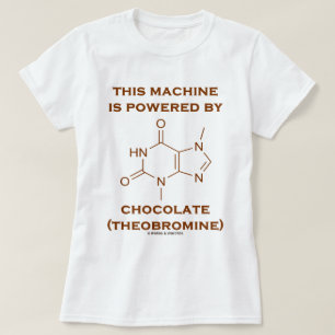 Camiseta Esta máquina es accionada por el chocolate (la