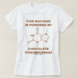 Camiseta Esta máquina es accionada por el chocolate (la