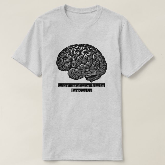 Camiseta Esta máquina mata a fascistas (Diseño del anverso)