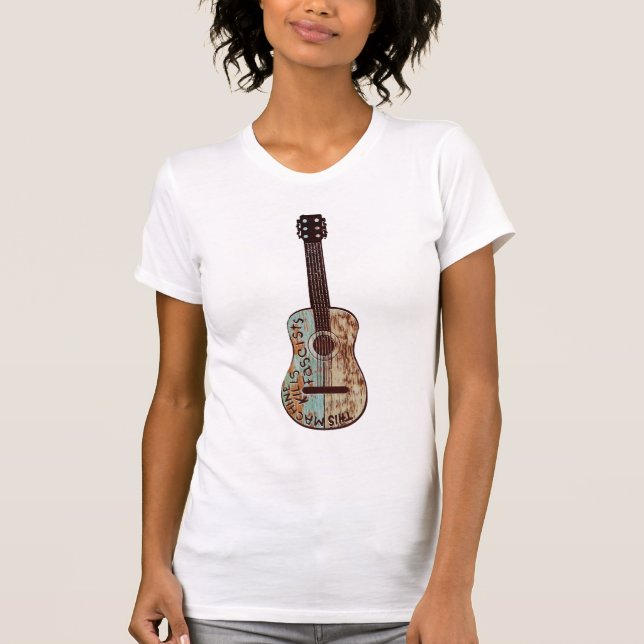 Camiseta Esta máquina mata fascistas (Anverso)