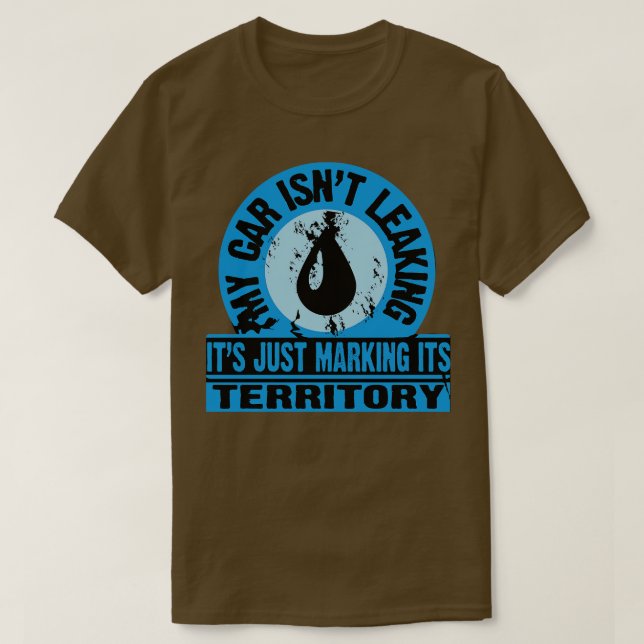 Camiseta está marcando su territorio (Diseño del anverso)