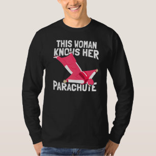 Camiseta Esta mujer conoce a su paracaidista Airman