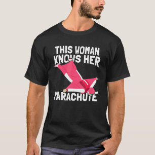 Camiseta Esta mujer conoce a su paracaidista Airman