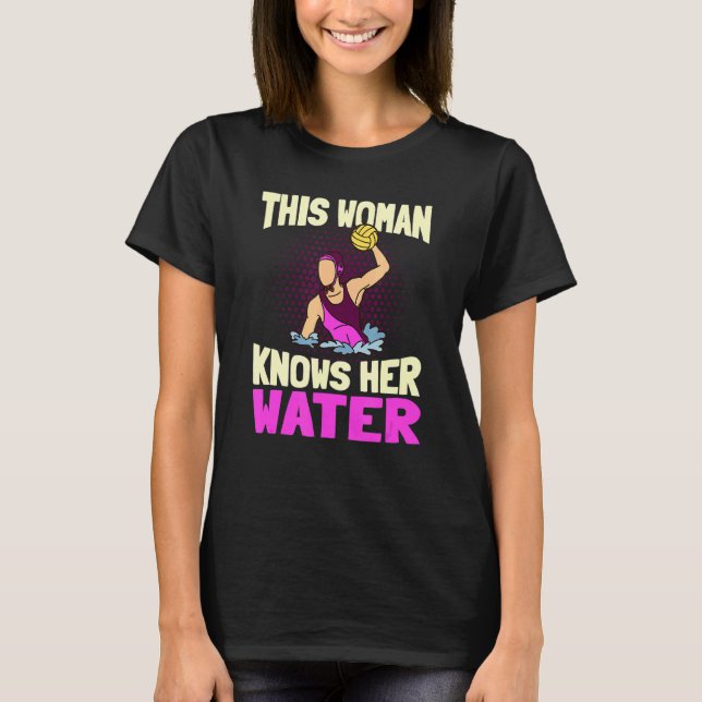 Camiseta Esta mujer conoce a su Waterpolo Player (Anverso)