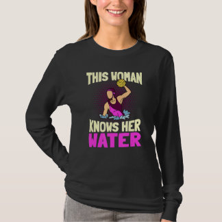 Camiseta Esta mujer conoce a su Waterpolo Player