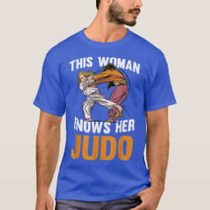 Camiseta Esta mujer conoce su judo-judoista japonés Judoka