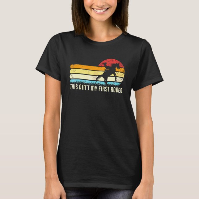 Camiseta Esta no es la primera película de mujeres de rodeo (Anverso)