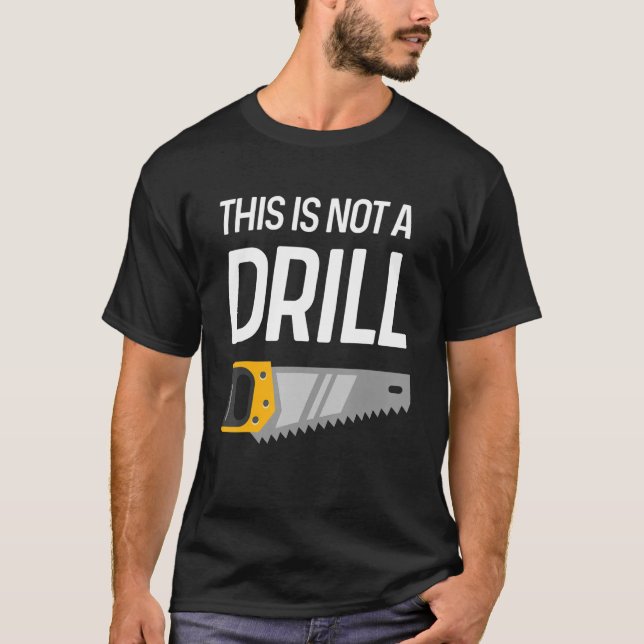 Camiseta Esta No Es Una Perforación De Perforación De Perfo (Anverso)