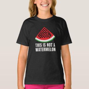 Camiseta Esta no es una sandía - keffiyeh palestina