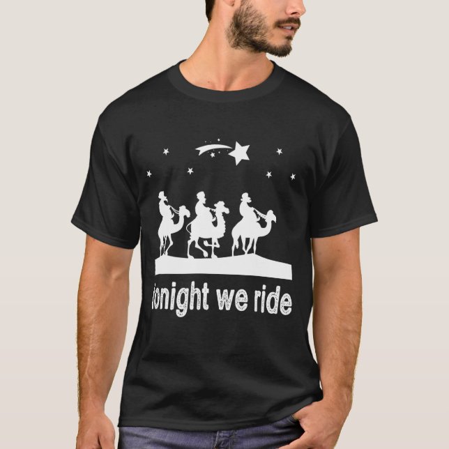 Camiseta Esta Noche Viajamos En Navidades De 3 Camellos Sab (Anverso)