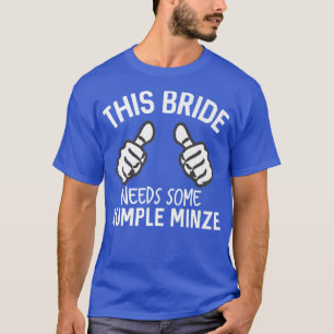 Camiseta Esta novia necesita una licenciatura divertida par