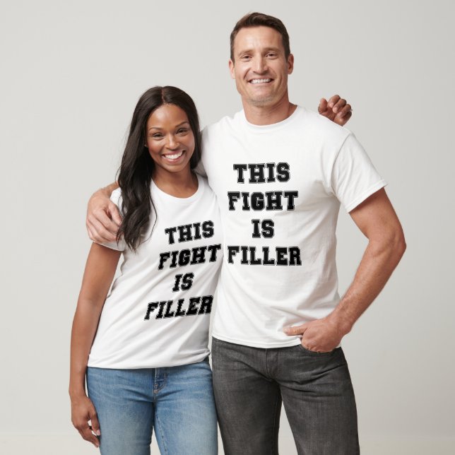 Camiseta Esta pelea es relleno (Unisexo)