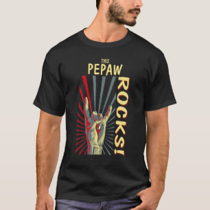 Camiseta Esta Pepaw es genial Concierto Vintage Retro 70s 8