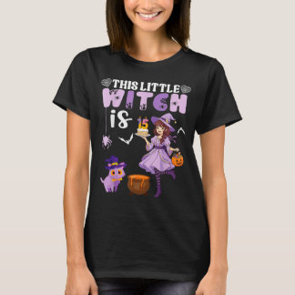 Camiseta Esta pequeña bruja cumple 15 años
