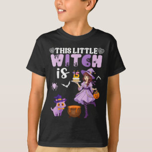 Camiseta Esta pequeña bruja cumple 15 años