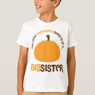 Camiseta Esta pequeña calabaza va a ser una hermana grande