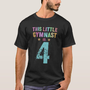 Camiseta ESTA PEQUEÑA GIMNASIA ES 4 Guay 4º Nacimiento Niño