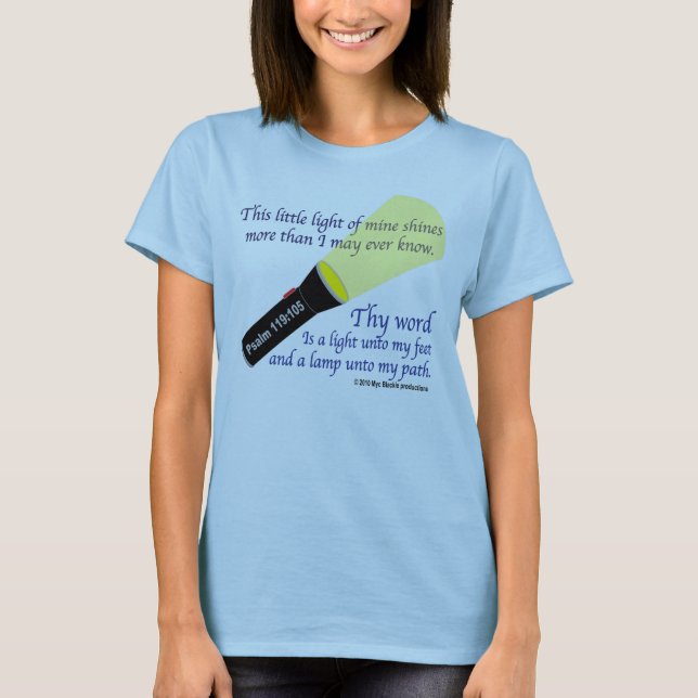 Camiseta Esta pequeña luz (Anverso)