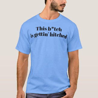 Camiseta Esta perra se va a casar negra