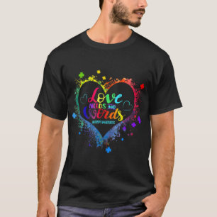 Camiseta Esta persona con autismo me ha enseñado las necesi
