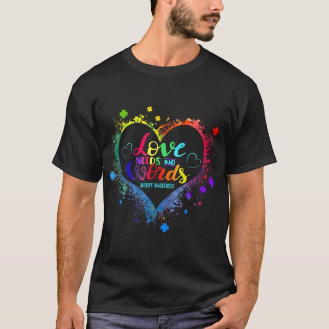 Camiseta Esta persona con autismo me ha enseñado las necesi (Anverso)