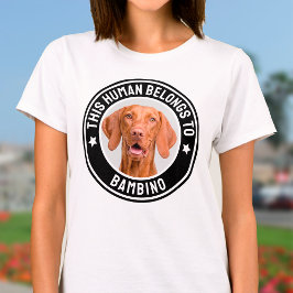 Camiseta Esta Persona Pertenece A Nombre De Mascota Foto Pe