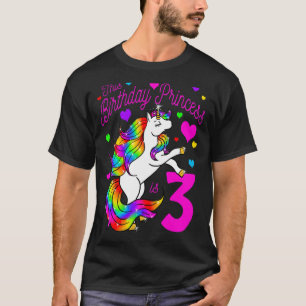 Camiseta Esta Princesa De Cumpleaños Es La Chica Unicornio 