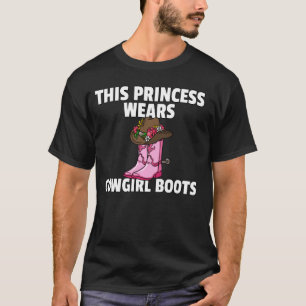 Camiseta Esta princesa lleva botes de gallina