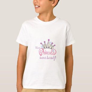 Camiseta ¡Esta princesa Saves Herself!